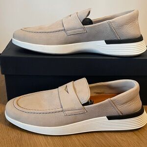 Stylish Beige Men's Slip-On Loafers